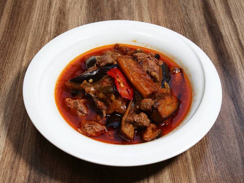 Kuşbaşılı Patlıcan Kebap