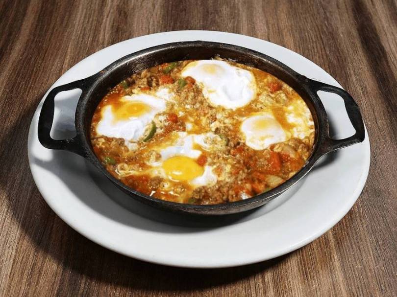 Kıymalı Kaşarlı Yumurta